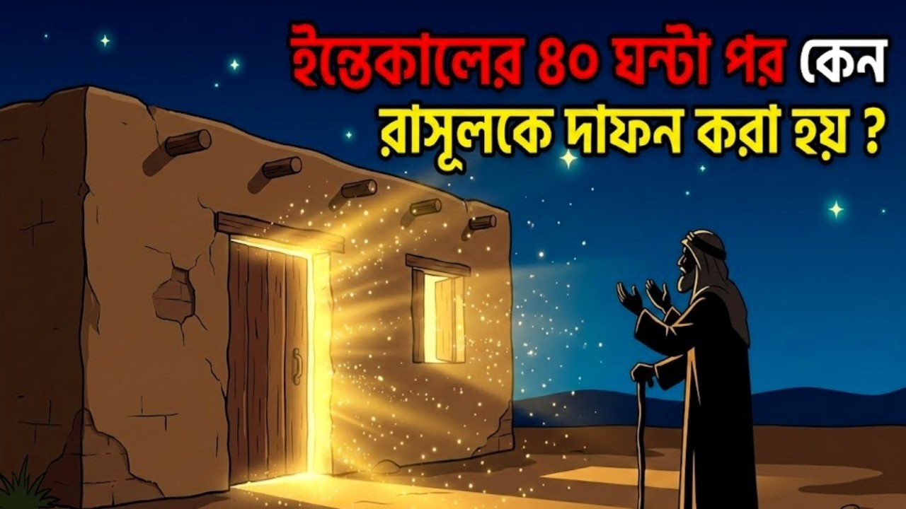কেন নবীজি (সা.)-এর দাফন সম্পন্ন করতে ৪০ ঘণ্টা সময় লেগেছিল? এক ঈমান জাগানিয়া সত্য। Deen Audio Hub