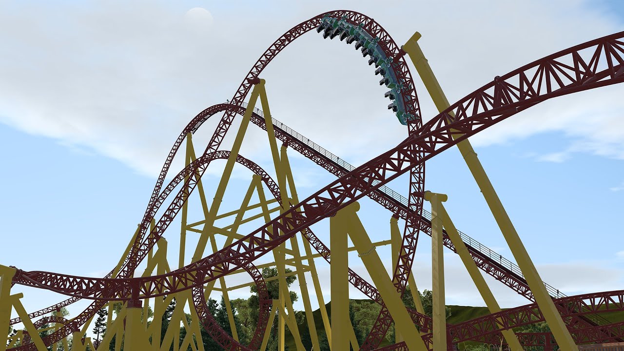 Jolt - NoLimits 2 (15i // Intamin Multi-Inversion Coaster)