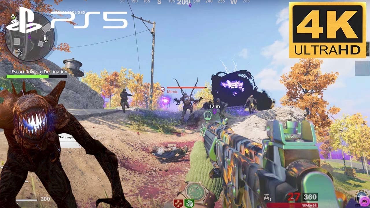 Black Ops Cold War Zombies Outbreak PS5 4K Gameplay (No Commentary)