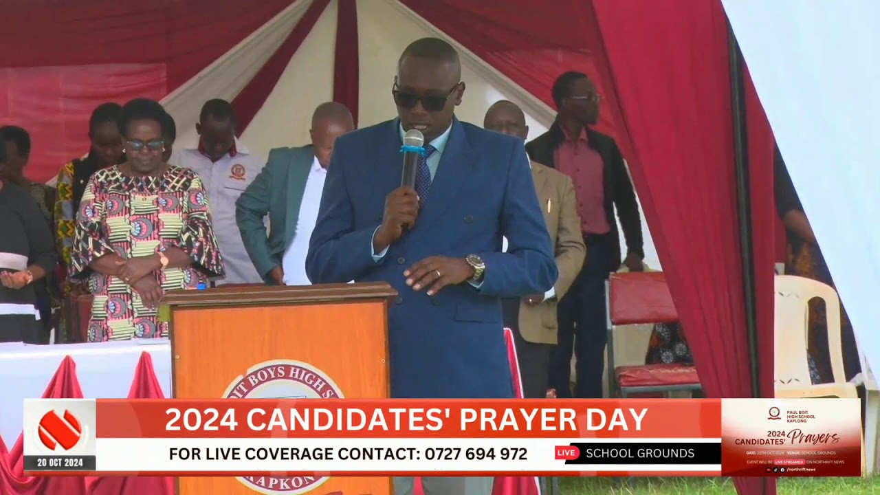 PAUL BOIT 2024 CANDIDATES PRAYERS DAY AT SCHOOL GROUNDS