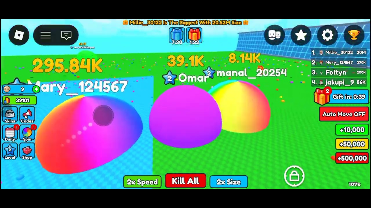Eat Blobs simulator