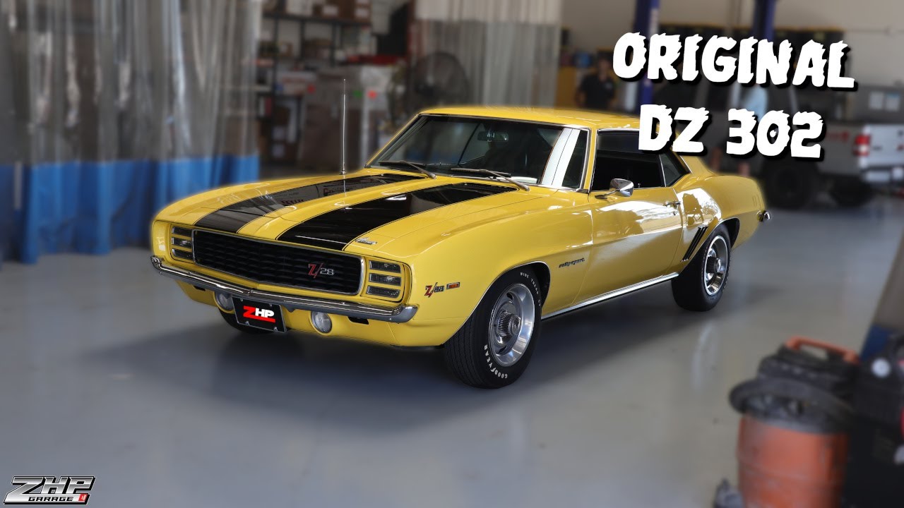 Этот очень редкий Camaro Z28 69 года — настоящая капсула времени.
