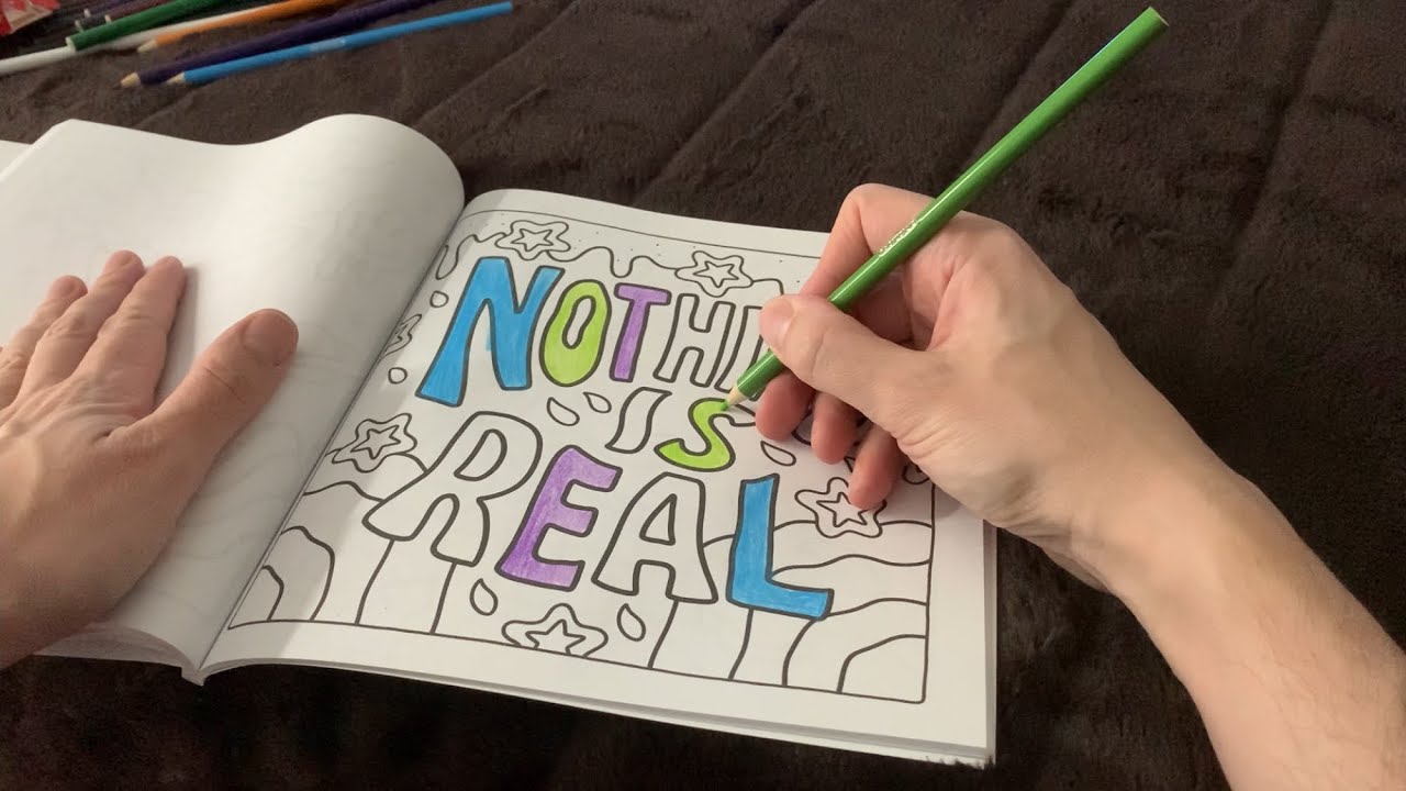 ASMR | Colouring Nothing | Are tingles real?
