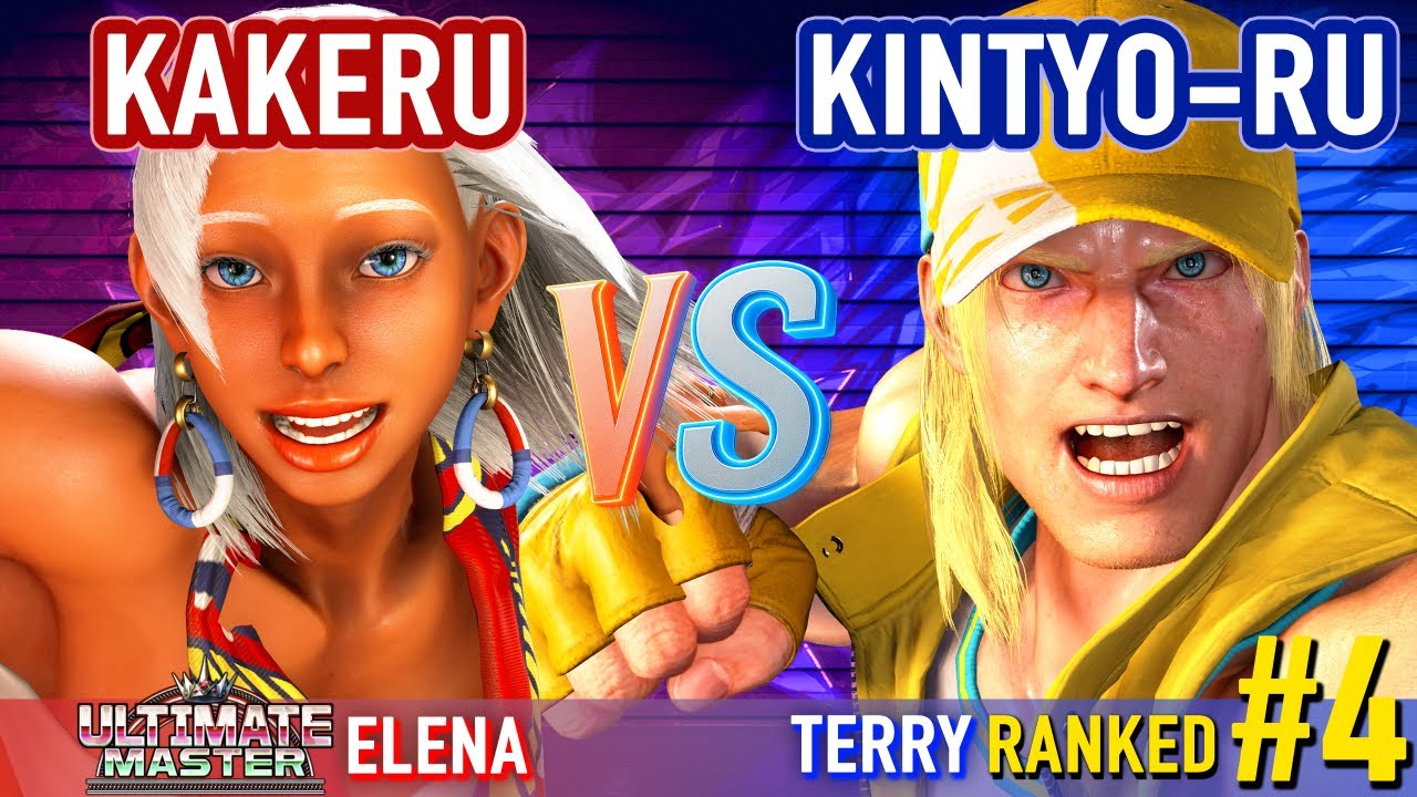 SF6 ▰ KAKERU (Elena) vs KINTYO-RU (#4 Ranked Terry) ▰ Street Fighter 6 DLC: Elena Day One