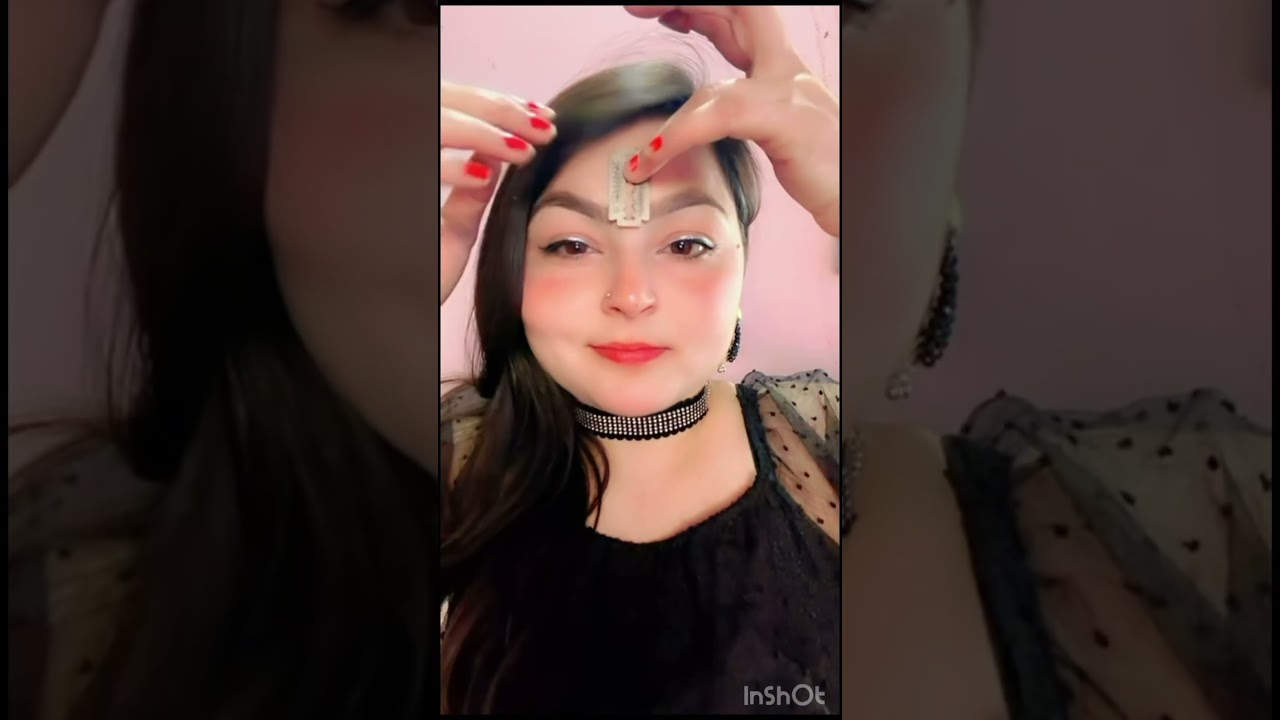 Bindi with blade😱❌#makeup #viral #viral #makeuphacks #popular #trending #viralvideo #shortsfeed #yt