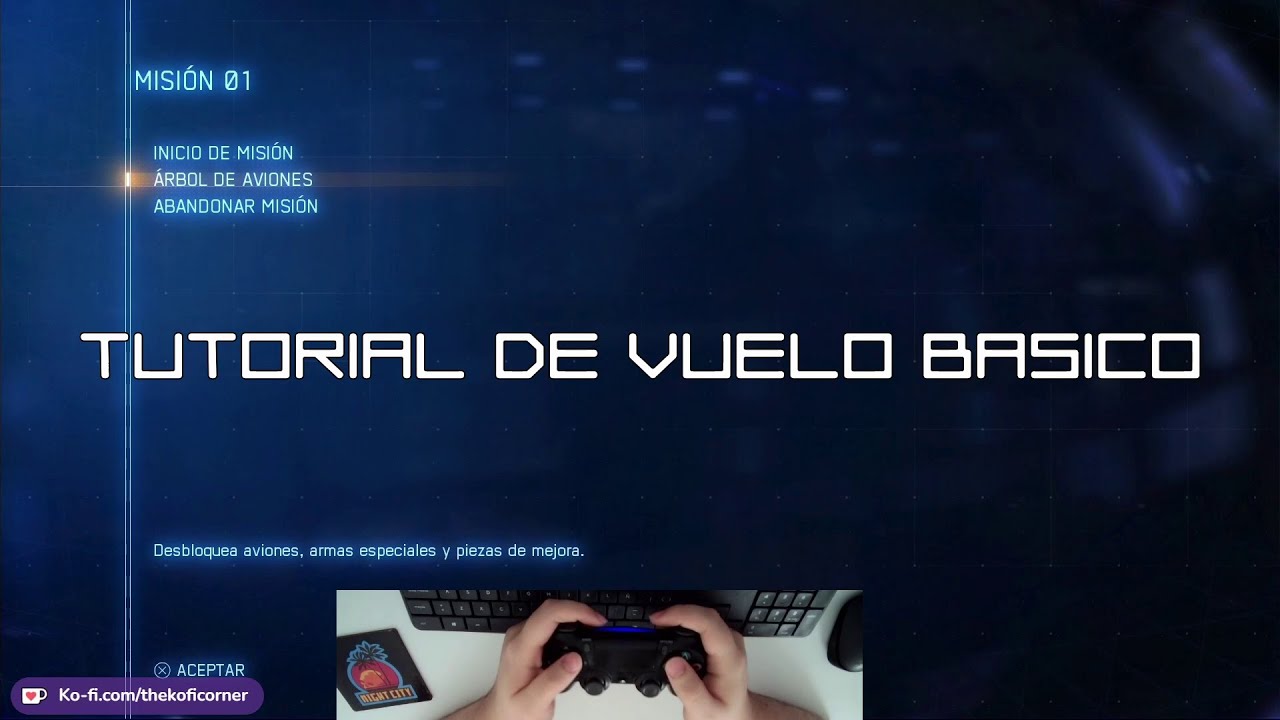 Ace Combat 7 - Tutorial de Vuelo Básico
