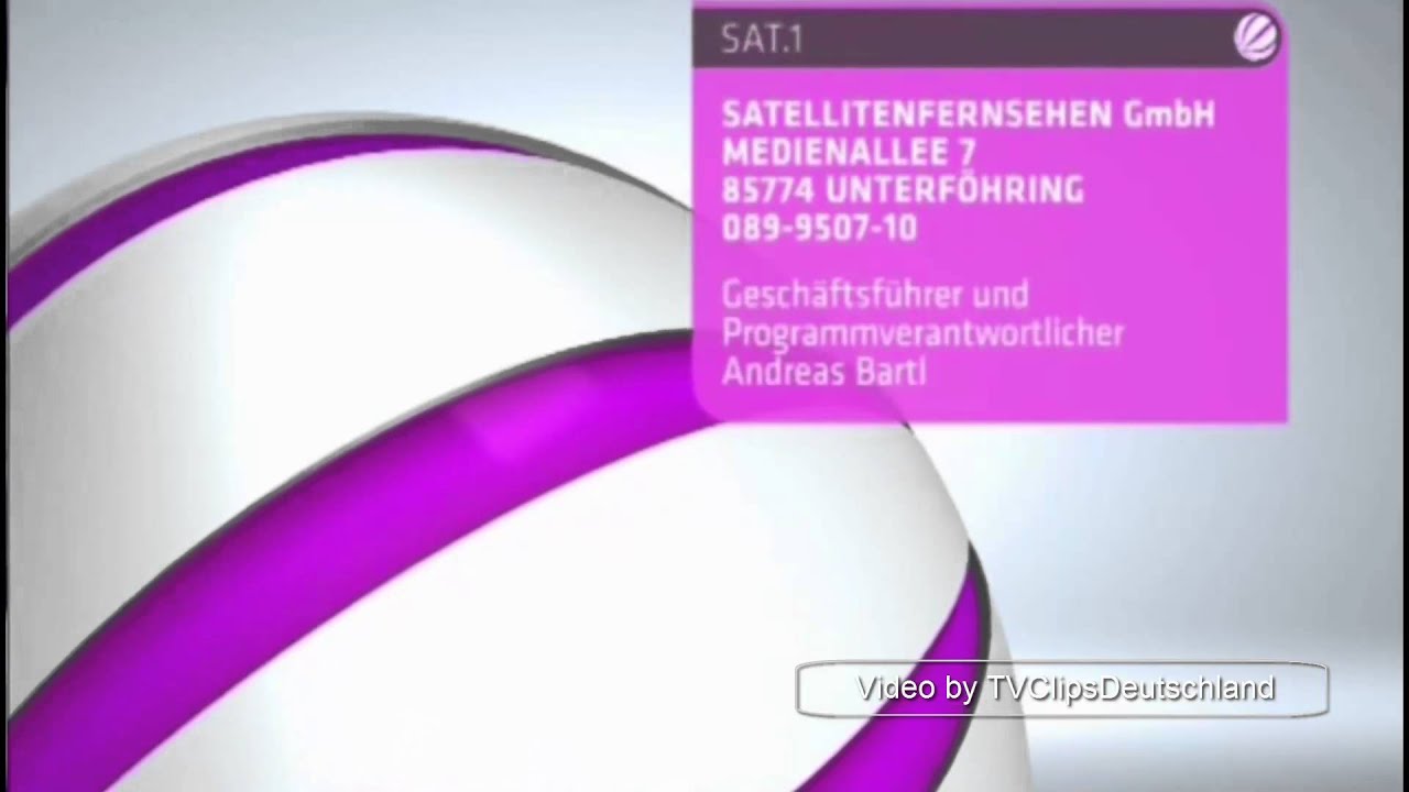 Sat 1 Impressum (bis 16.08.2011)