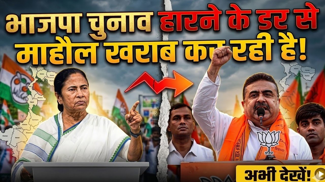 Is the BJP spoiling the atmosphere in the state out of fear of losing the elections? TMC Leader