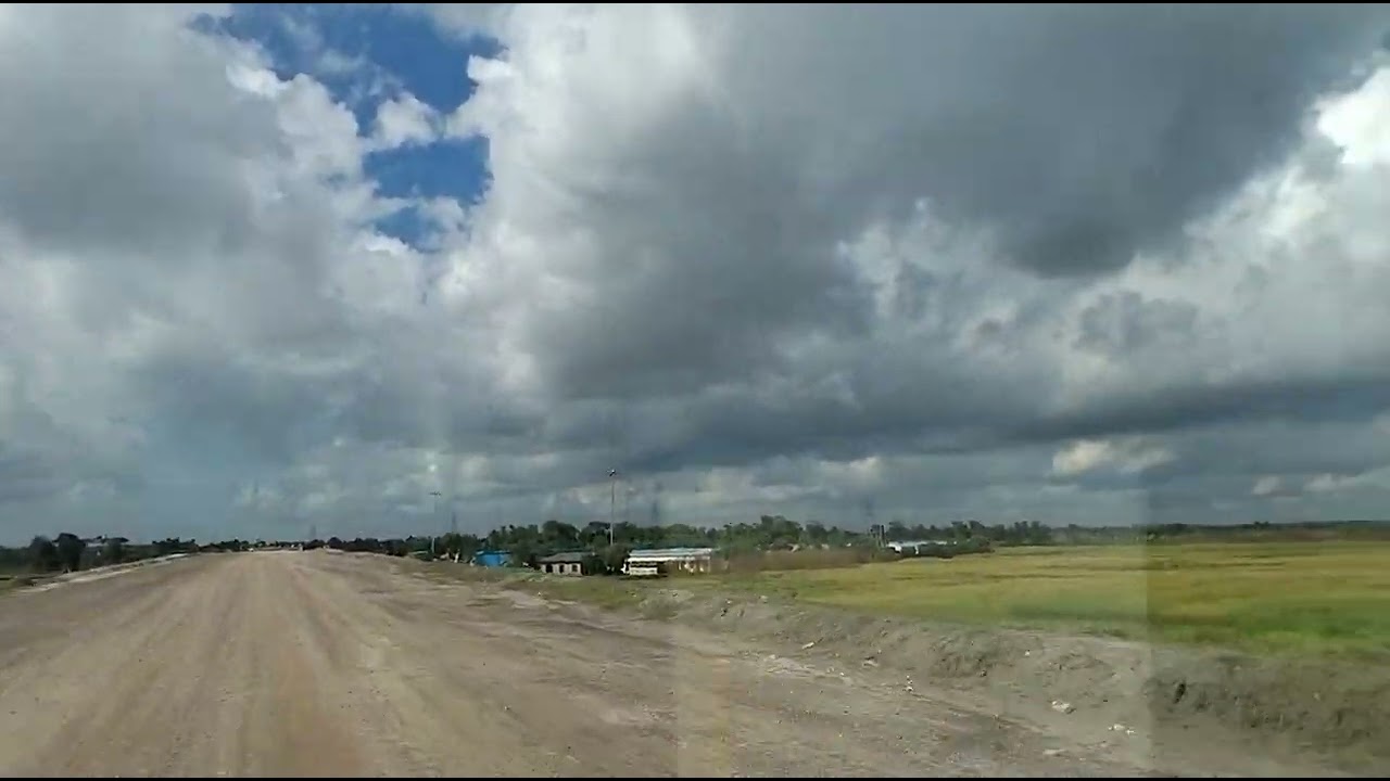 Drive with friend, cloudy weather and feel the song.