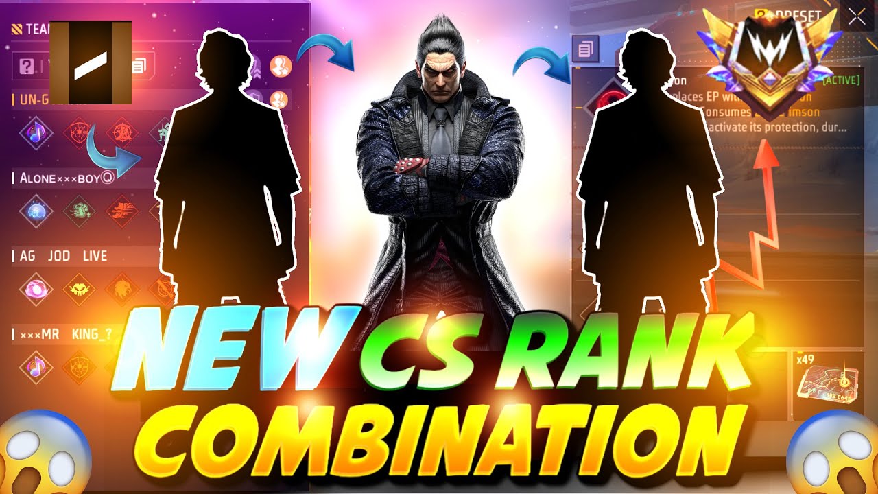 New CS RANK COMBO | best character skill for cs rank | Cs rank best character skill | Ujjain Gang