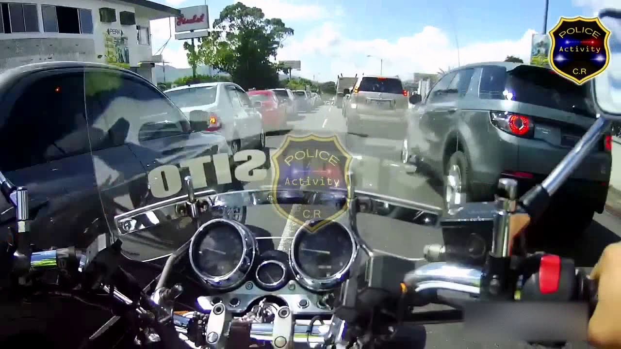 Policía de Tránsito GOE lidiando con las fugas de los conductores!!!