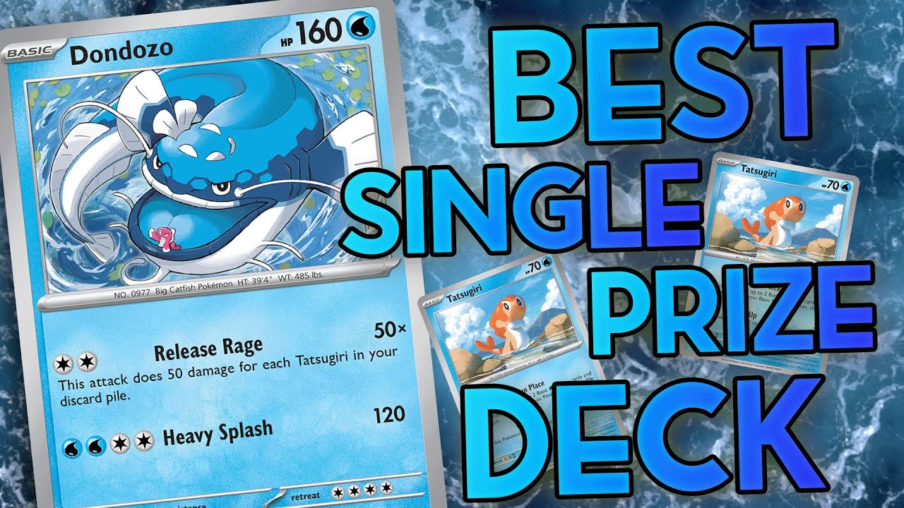 Is Dondozo the BEST Single Prize Pokemon Deck?? | Scarlet and Violet TCG Gameplay