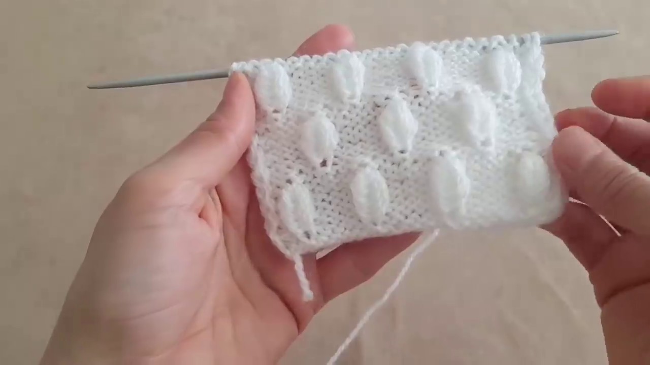 İki Şiş Yaprak Yelek Hırka Örgü Modeli Yapımı