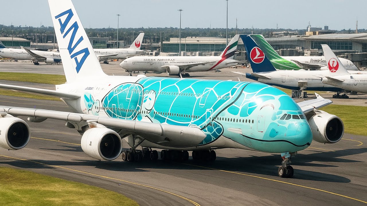 Brilliant Pilot! Airbus A380 Approaches Too Fast with Runway Just Ahead!