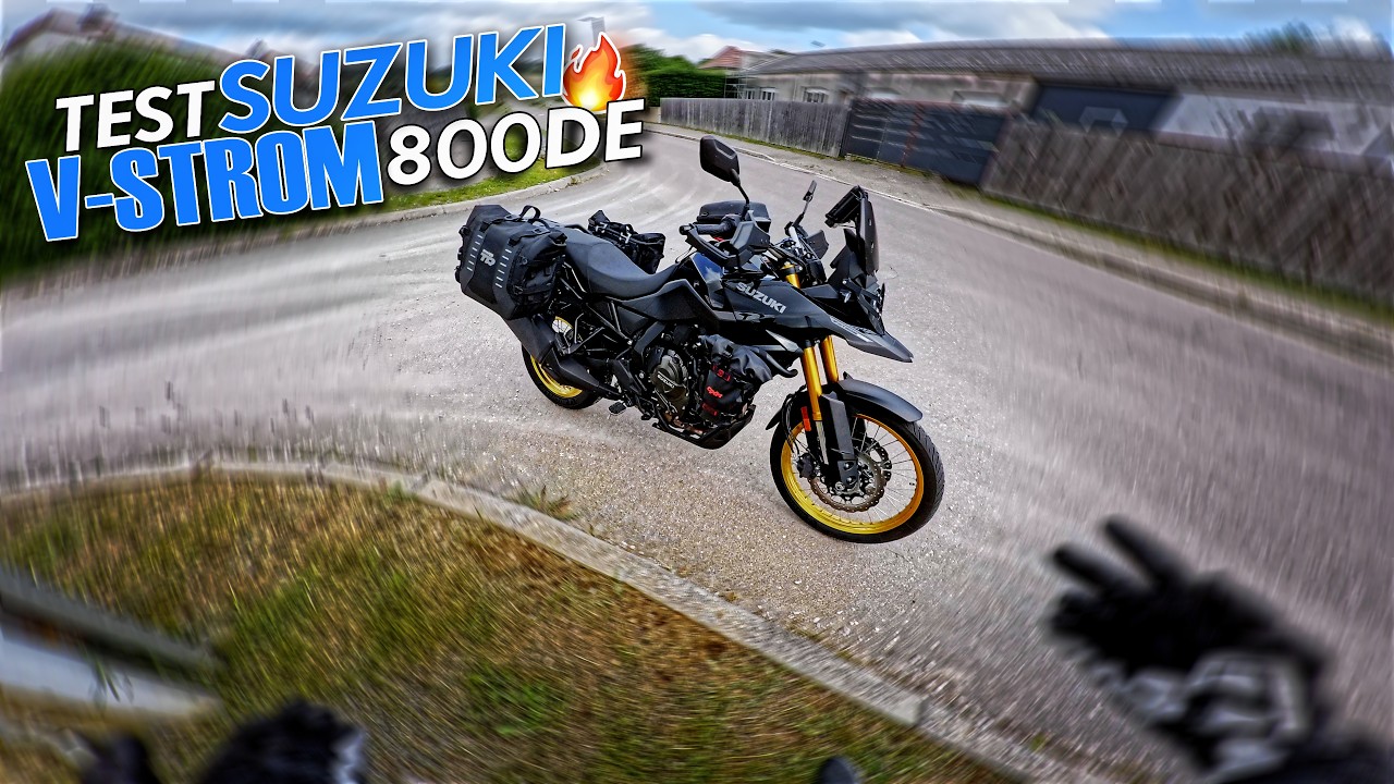 Test SUZUKI V-STROM 800 DE - Suffisante pour la route ? 🤔