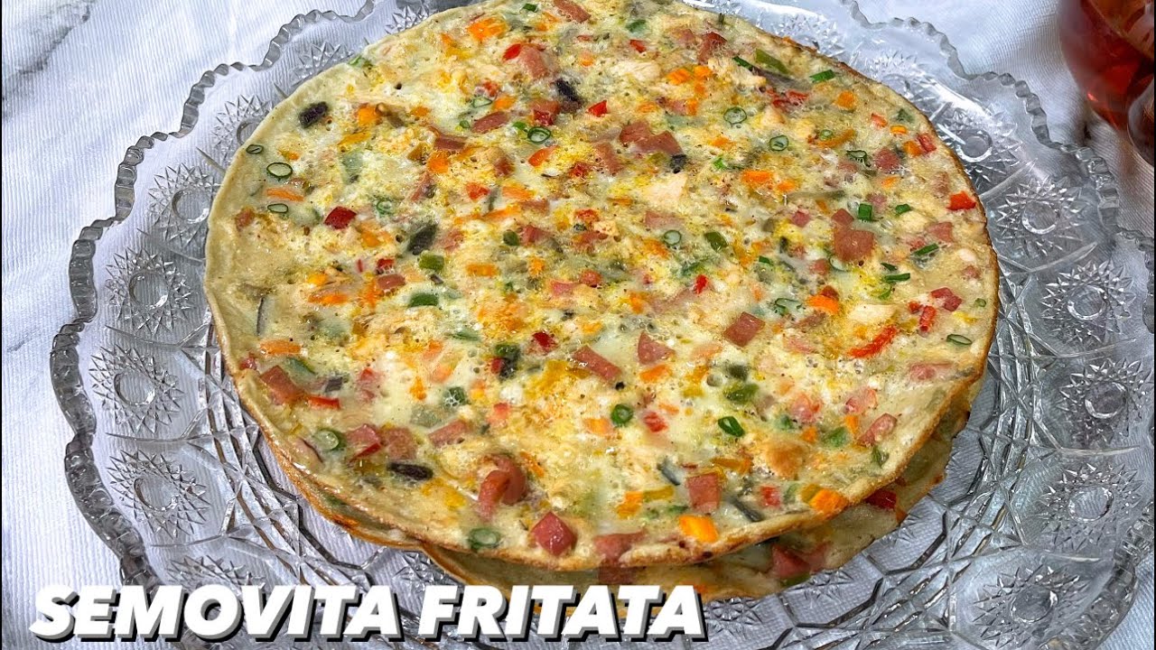 Semovita Fritata #youtubeblack #semolinarecipes