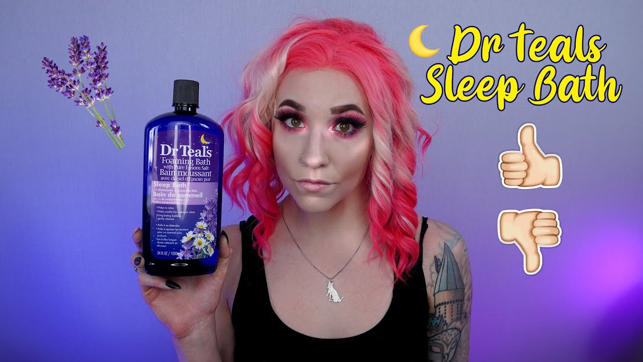 Dr. Teals Sleep Bath Review | Bubble bath with melatonin, Epsom salts & Essential oils