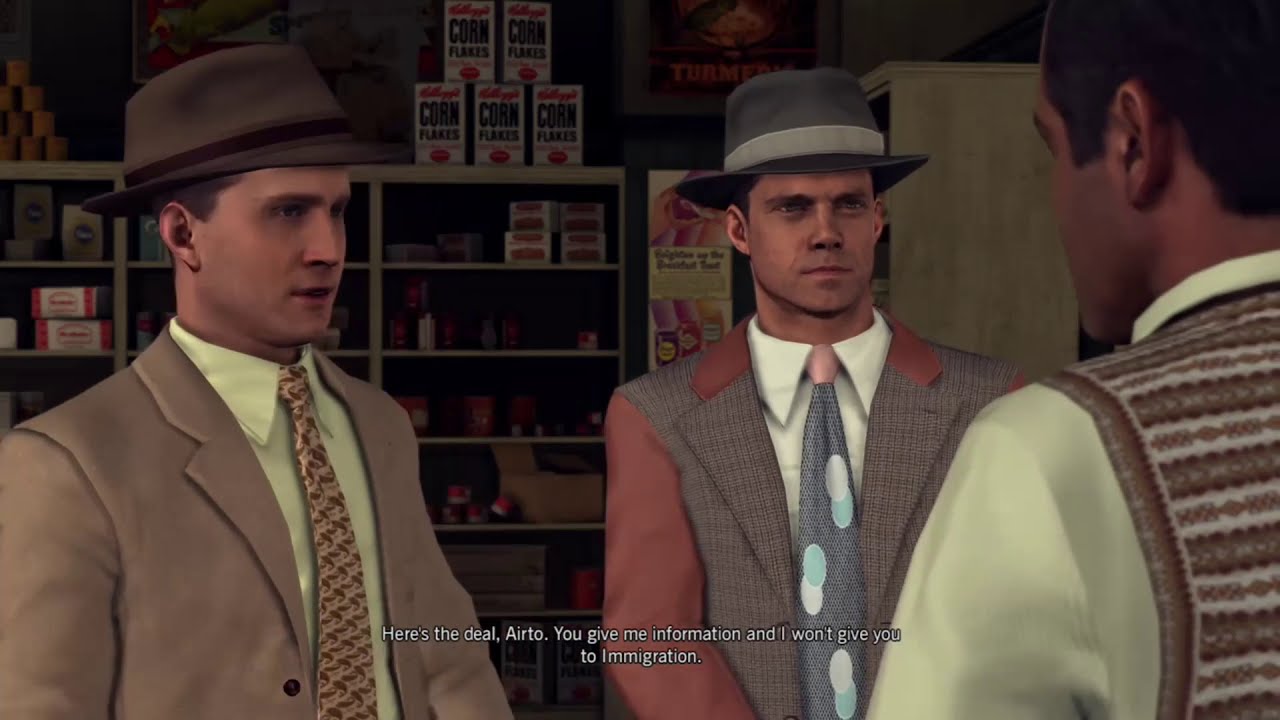Cole Phelps and Roy Earle