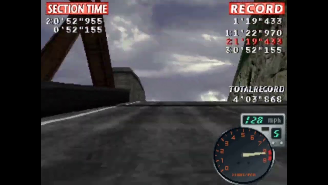 Rage Racer Over Pass City 4'02