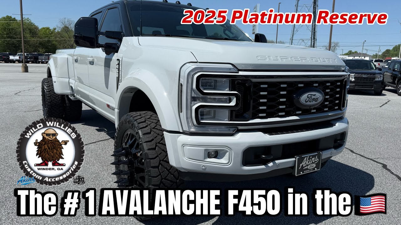 2025 AVALANCHE Akins Ford F450 Platinum-The MOST COMPLETE Super Duty