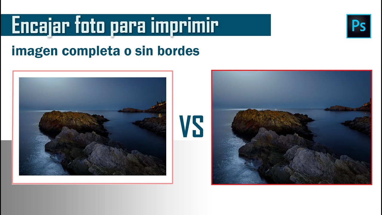 Preparar una foto para imprimir