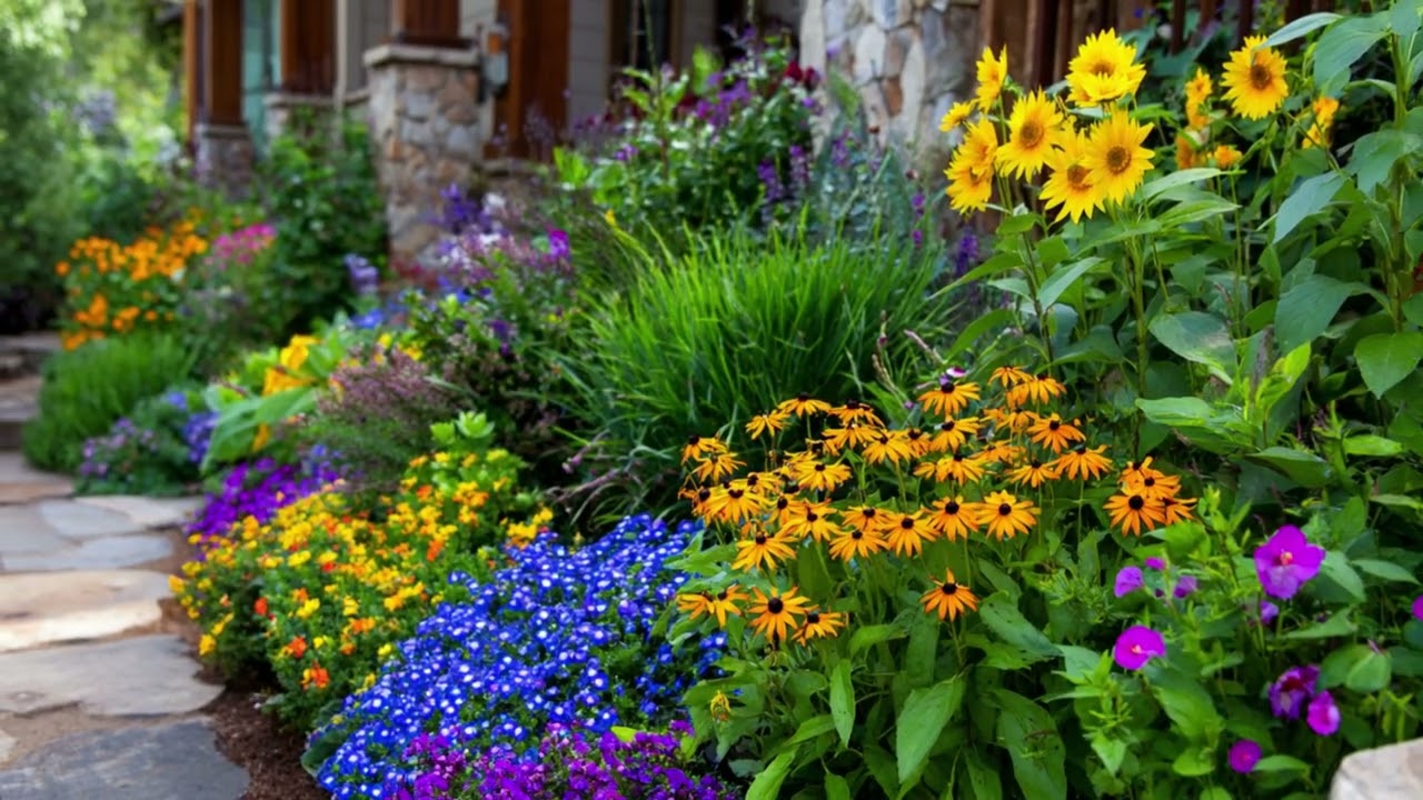 Color-Themed Garden Layouts – Harmonize Your Outdoor Space with Coordinated Planting!