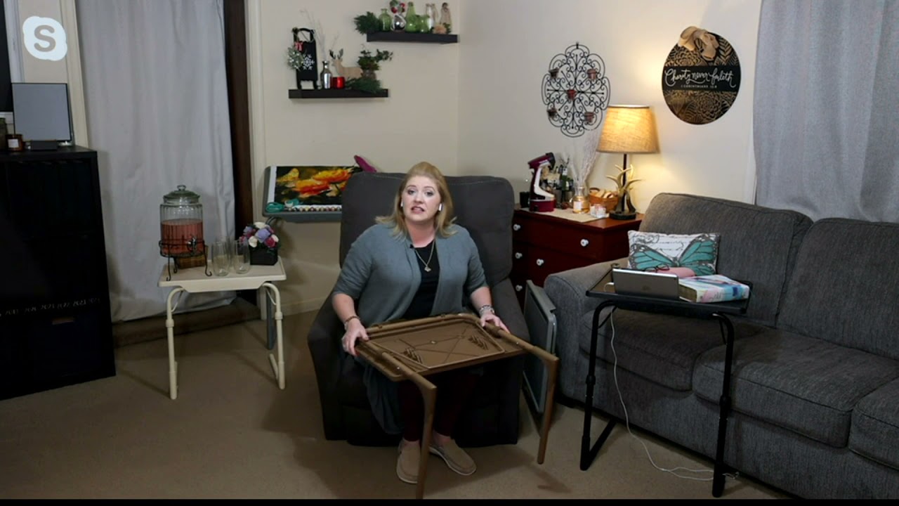 TableMate Elite Multipurpose Adjustable Folding Table on QVC