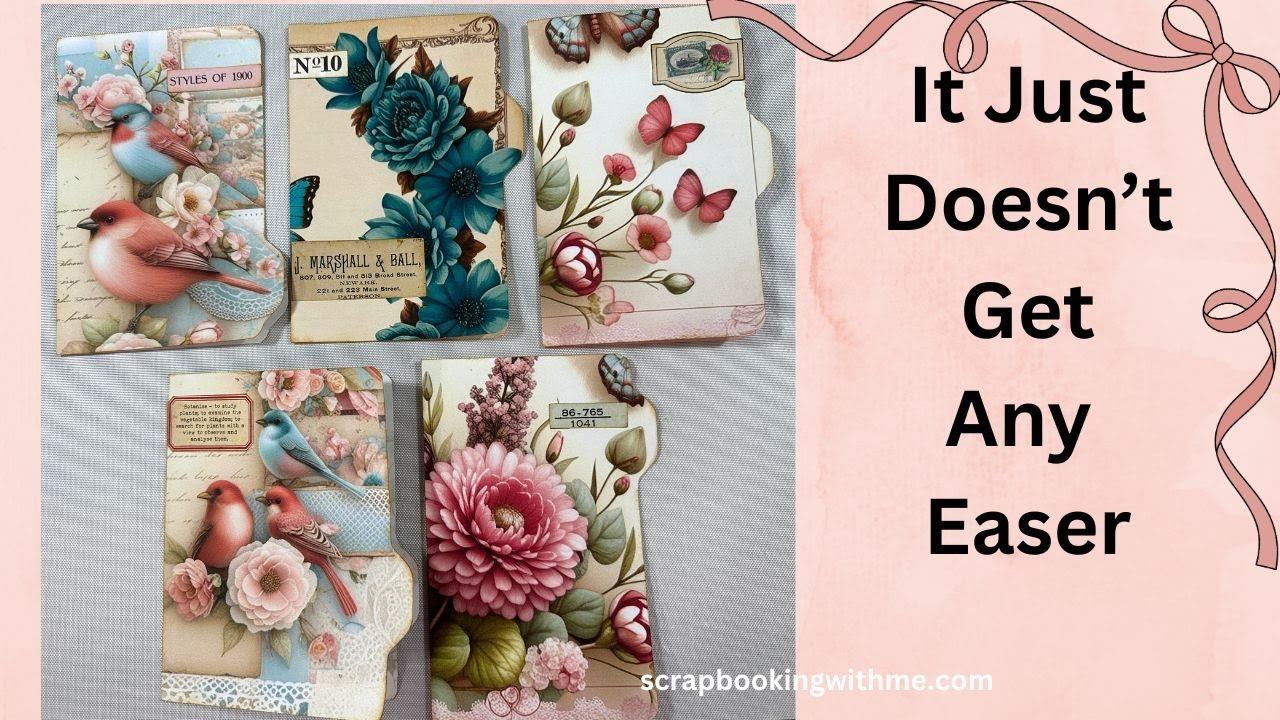 Easy Mini File Folders with One Punch