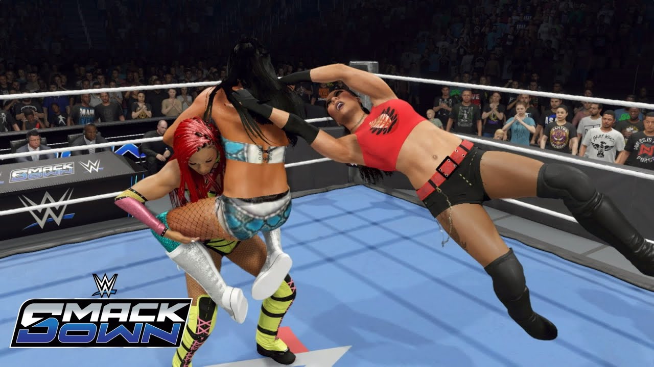 WWE 2K25 SMACKDOWN - B-FAB & MICHIN VS GIULIA & KIANA JAMES