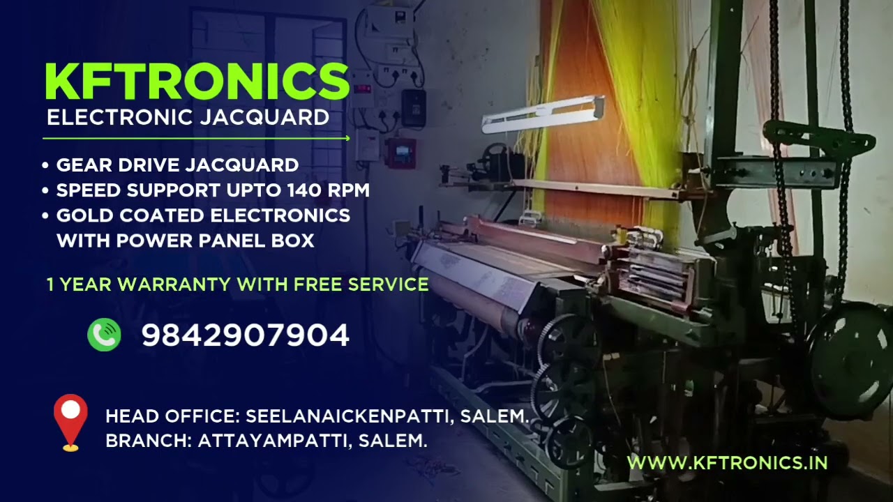 Gear Drive Electronic Jacquard Machine for Power Loom | Salem | Coimbatore 