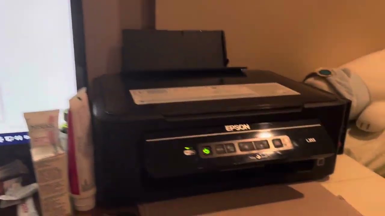 Как сбросить настройки принтера Epson L355 с оранжевым индикатором