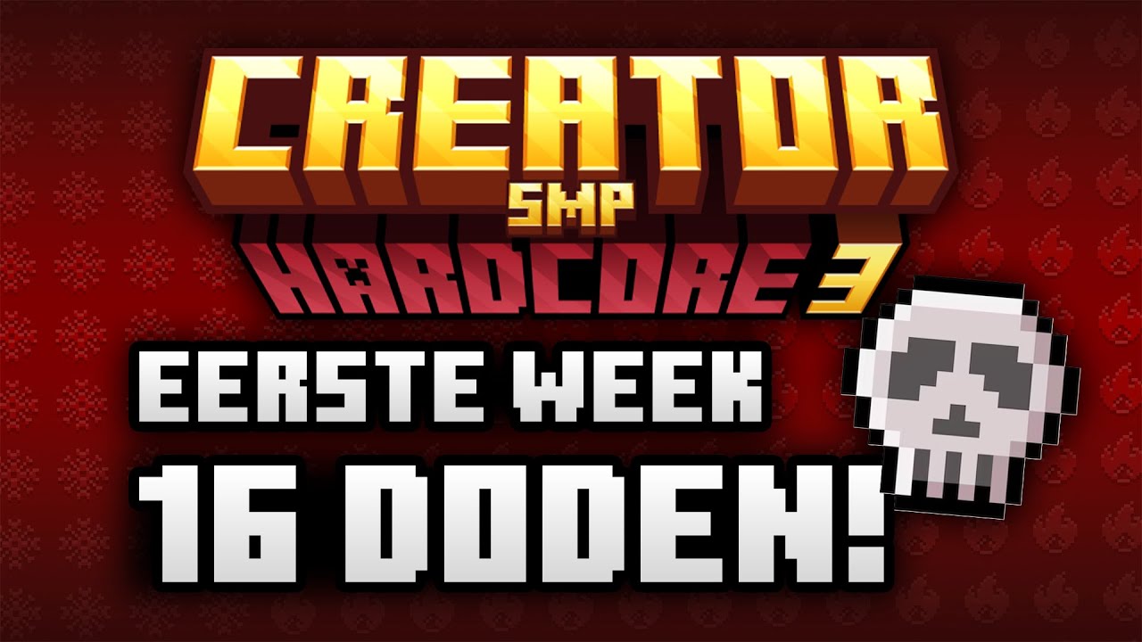 EERSTE WEEK IN CREATOR SMP 3! 16 DODEN! #creatorsmp #creatorsmp3