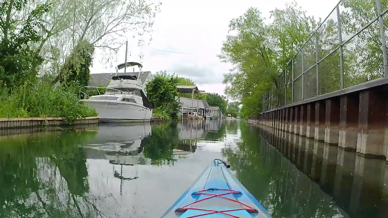 Kayaking the Detroit Canals Part 1