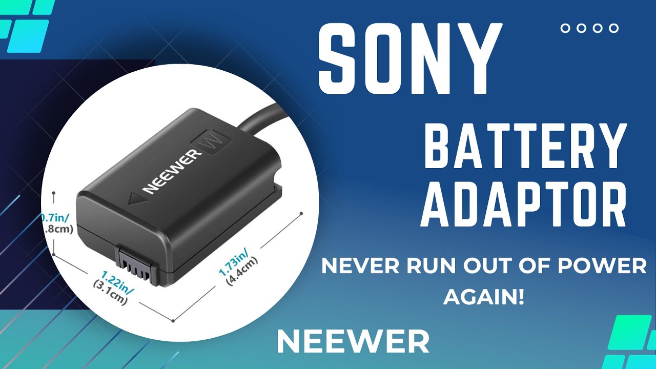 🔥 2025 Neewer NP-FW50 Battery Adapter for Sony Alpha Cameras