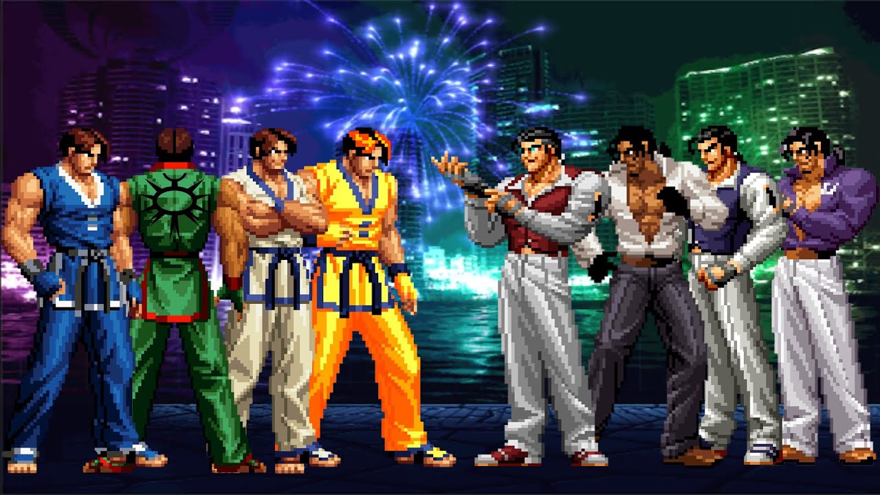 [KOF Mugen] Команда Кима Капхвана против команды Роберта Гарсии