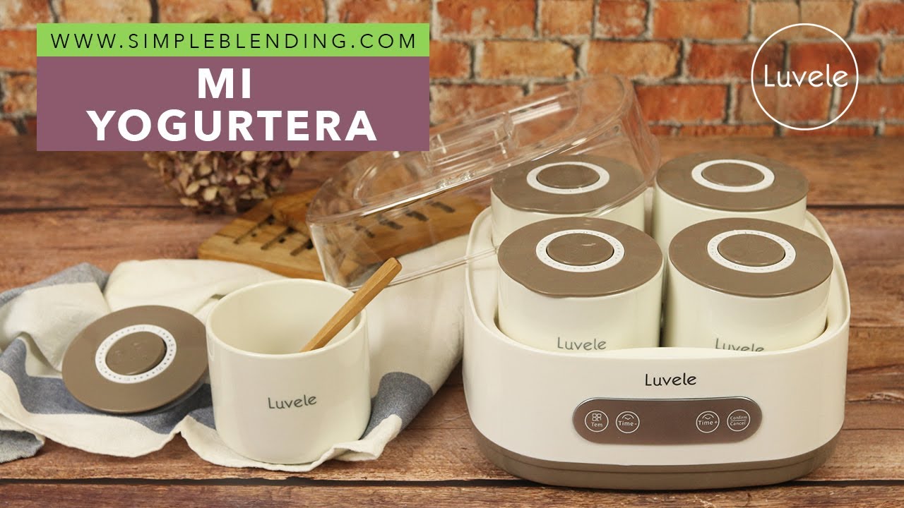 MI YOGURTERA LUVELE PURE | La mejor yogurtera del mundo | Cómo preparar yogur casero