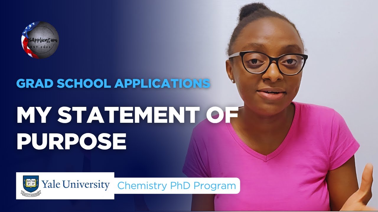 Reading my Statement of Purpose + Tips | Yale Grad School || Kutemwa Masafwa