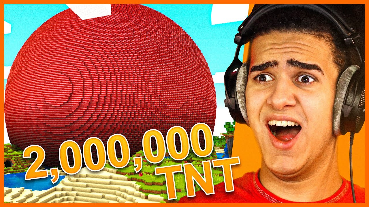 تو ماینکرفت 2,672,000 تی ان تی ترکوندم  | Blowing up 2,672,000 TNT on Minecraft