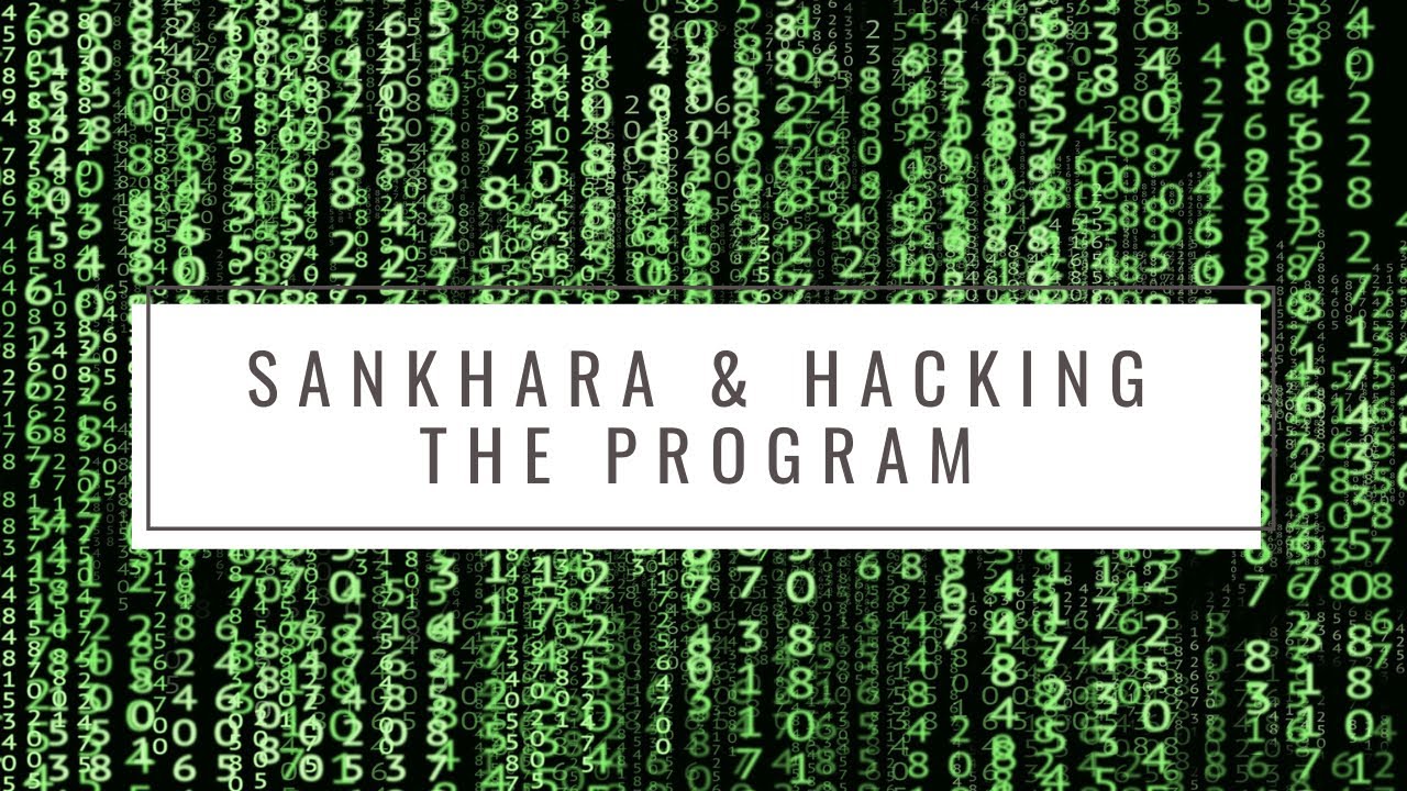 5 Aggregates III: Sankhara & Hacking the Program | Ajahn Nisabho