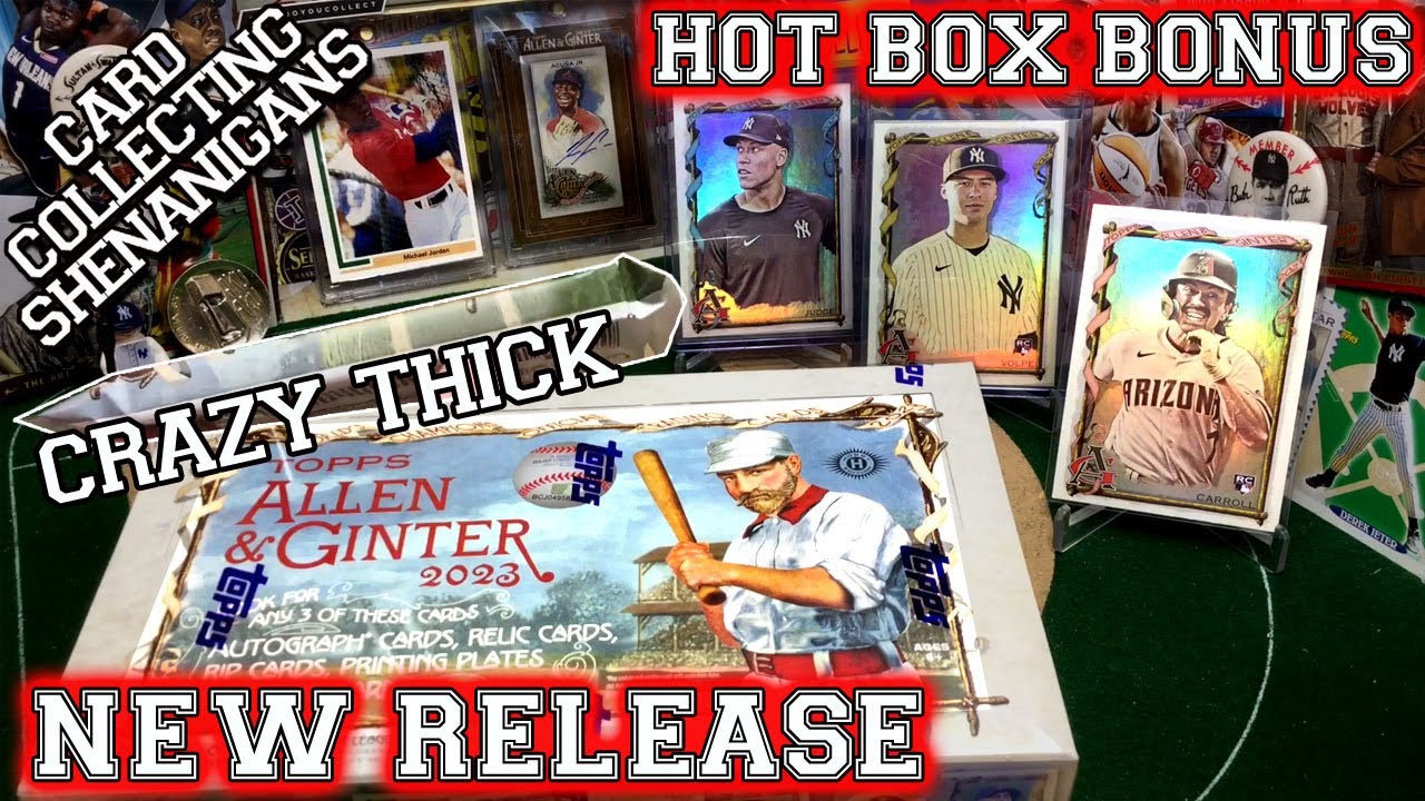 MY WEIRDEST A&G HIT YET | 2023 Allen & Ginter Hobby Box Break | Hot Box Bonus | 1:1,460 odds hit!