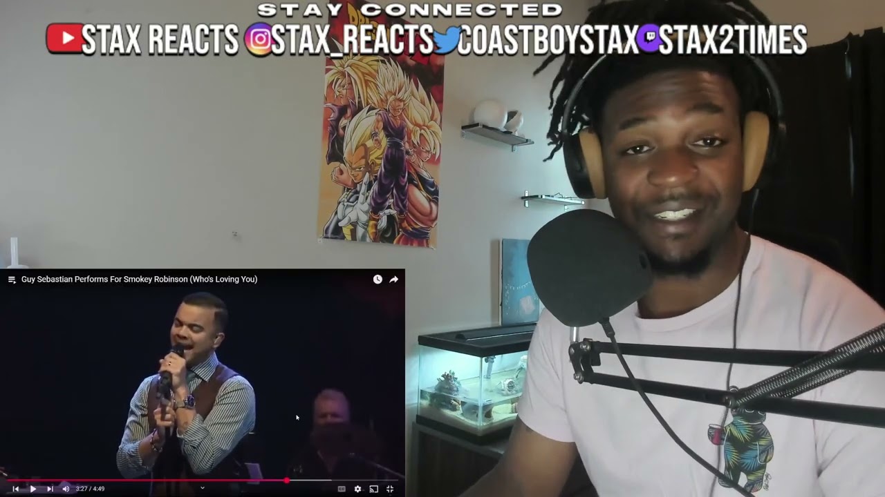 FIRST TIME REACTION TO Guy Sebastian Performs For Smokey Robinson (Who's Loving You)