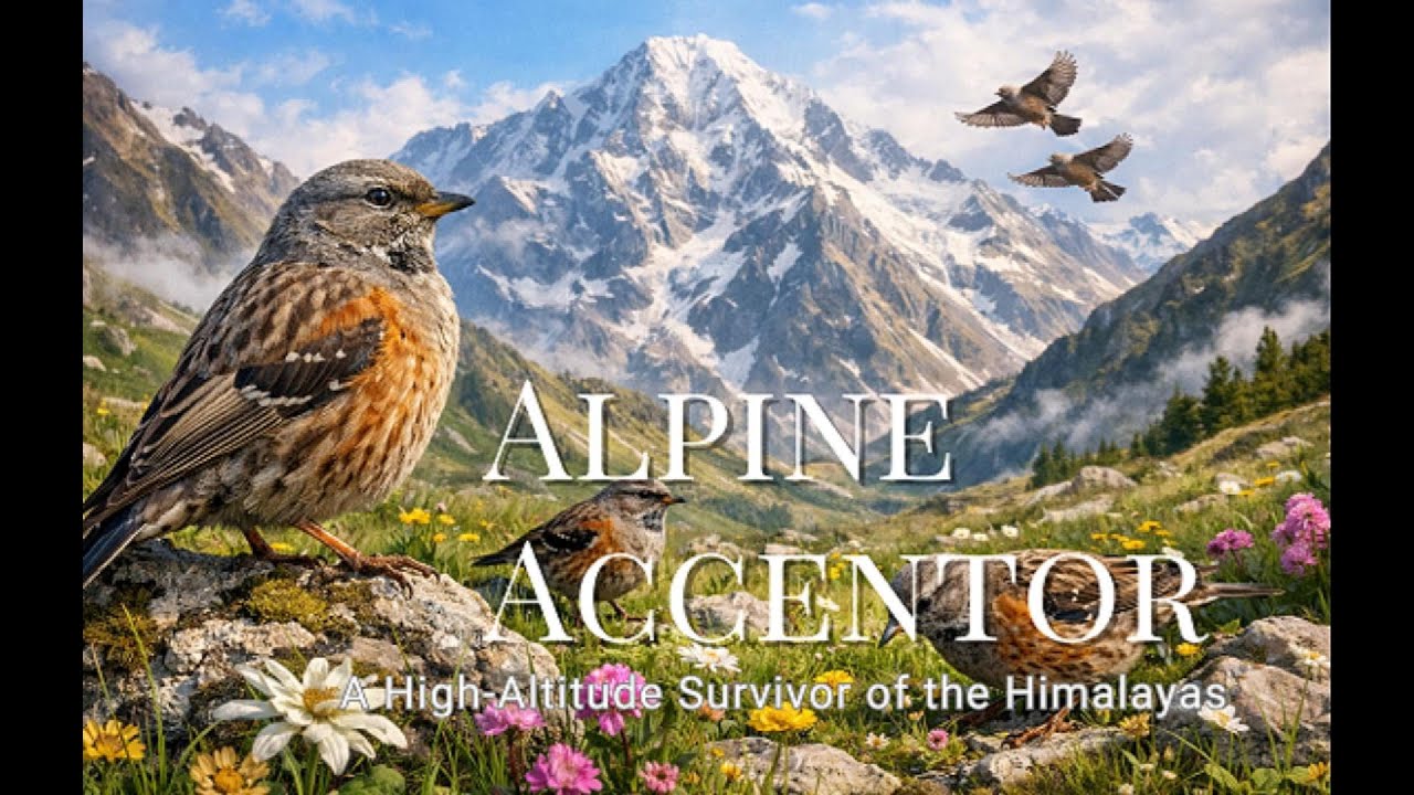 Alpine Accentor  | A High-Altitude Survivor of the Himalayas