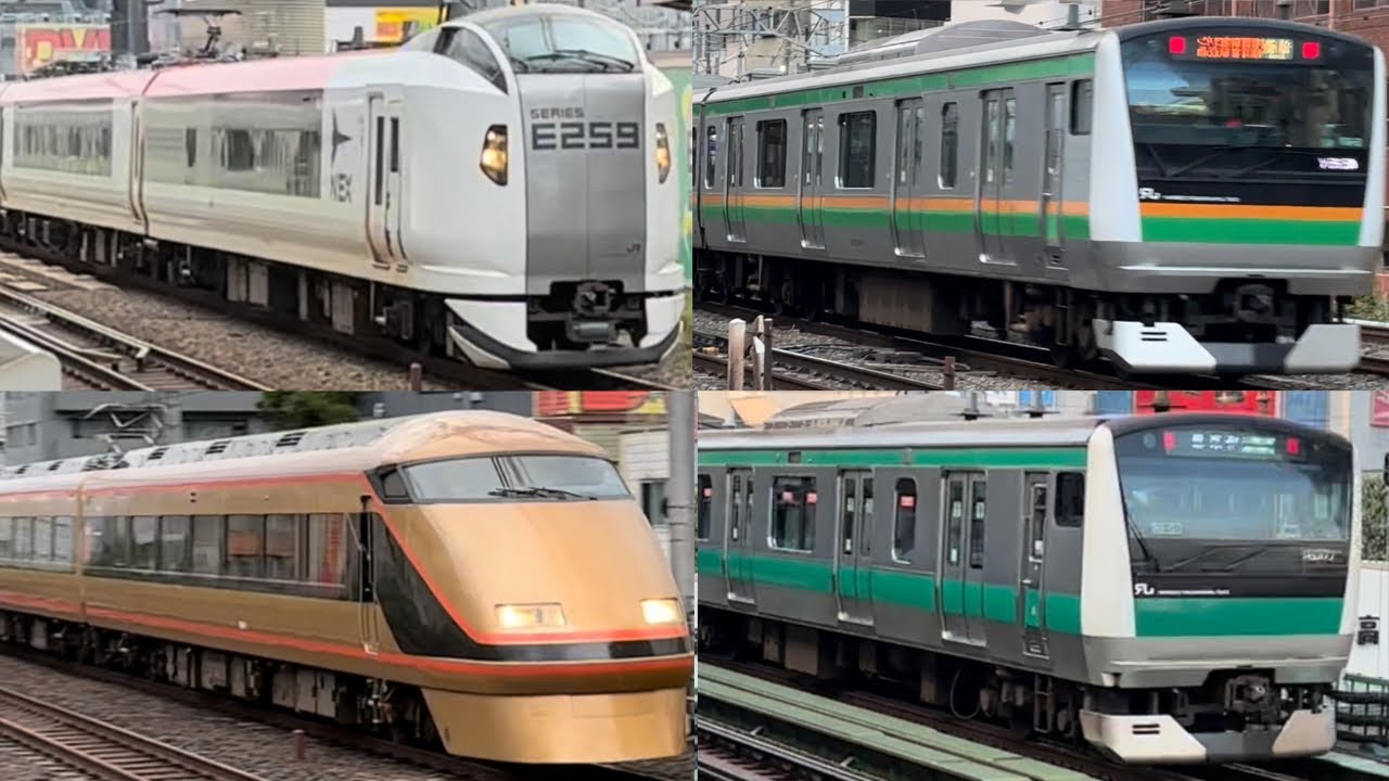 【通過線を激走！】JR高田馬場駅 いろんな列車 高速通過集 第二弾