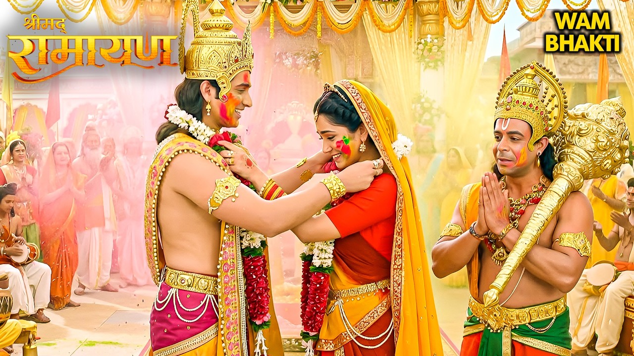 Shrimad Ramayan: रंगों की होली 🌈 संग राम–सीता 💖🔥 | Holi Special Episode | #Holi2026