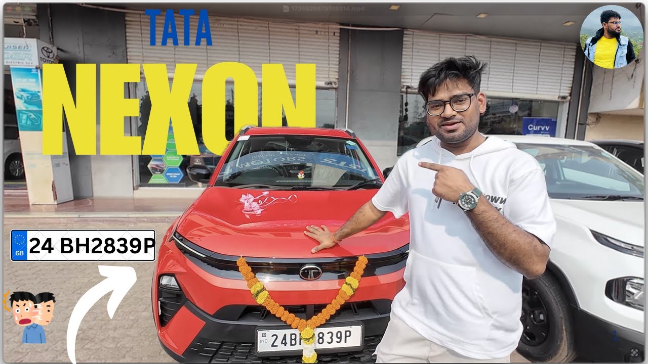 I *FINALLY* bought a new car TATA Nexon 🚘  @deepBvlog