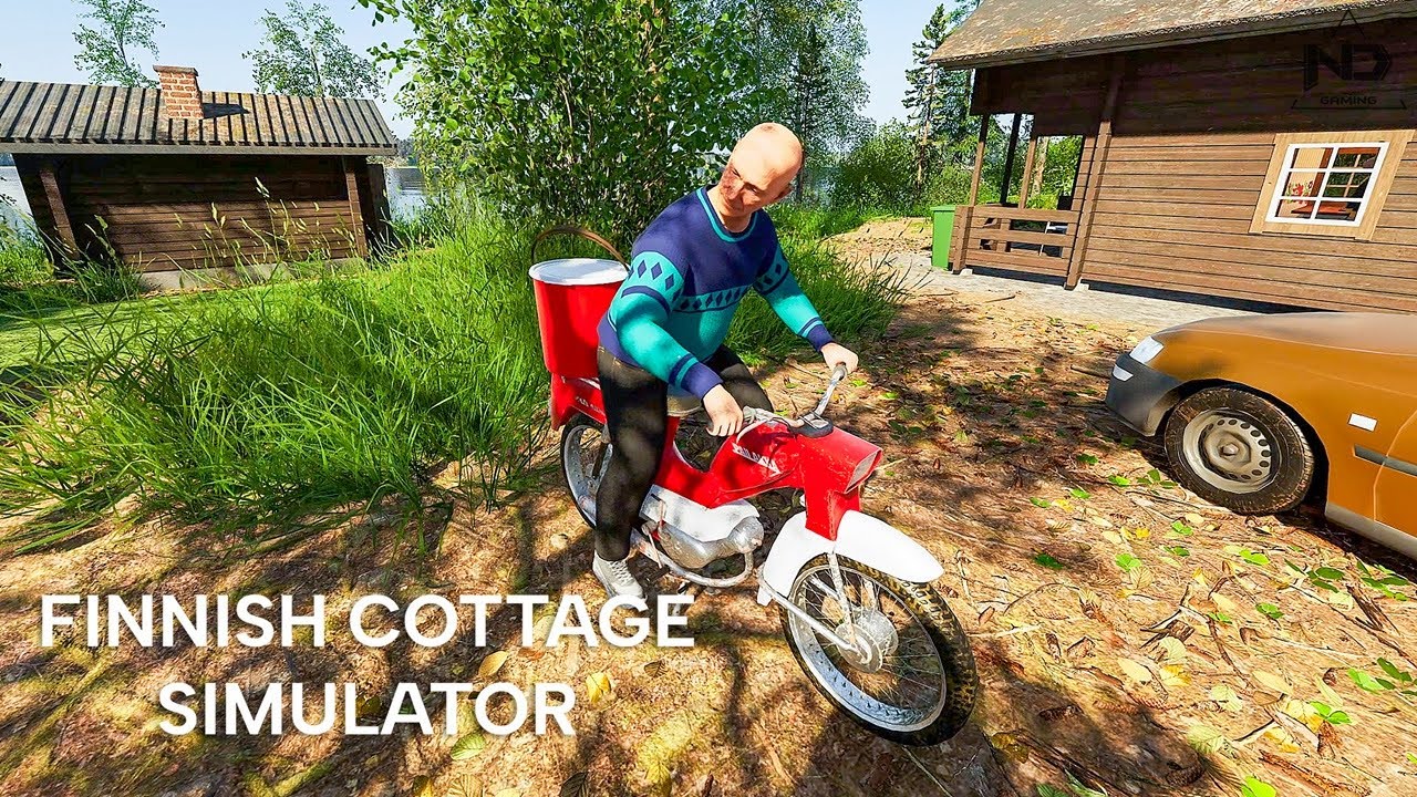 Finnish Cottage Simulator #3 - Thăm Hàng Xóm, Bán Rượu Nhà Làm !!