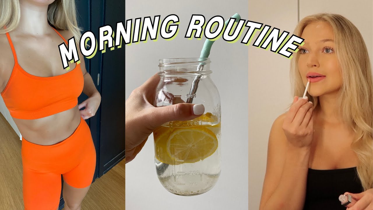 summer morning routine: healthy breakfast, workout, skincare + everyday makeup | maddie cidlik