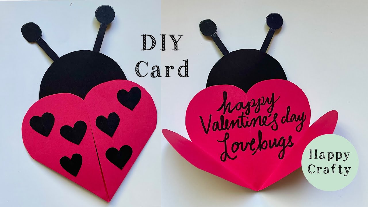 DIY Love Bug Card | Valentine's Day Crafts for Kids
