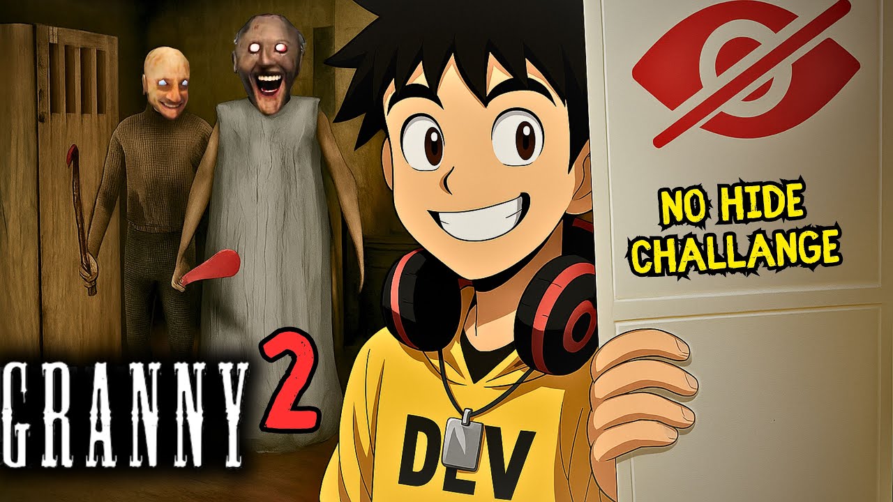 Granny Chapter 2 but No Hiding Challenge 😱 | Funny Horror Gameplay