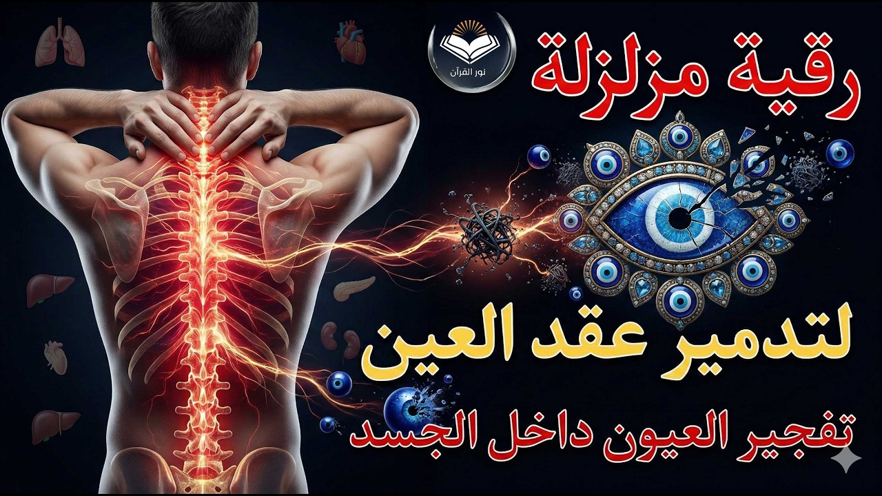 رقية شرعية قوية جدا شافية من الحسد والمرض وتعب الجسد والضيق والغضب بين الأهل بسبب الحسد الشديد 🕌🎧
